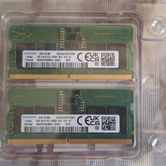 Ram Kit 16gb (2x8gb) Samsung Ddr5 4800mhz Laptop -LIKE NEW-