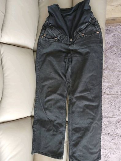 Wide Leg Jeans Maternity H & M 8