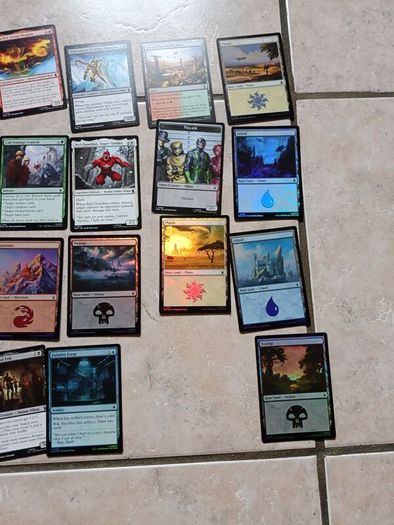 Regarding the card collection  Festival in a Box content