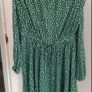 dress asos off shoulder dress size 12 green polka dot Image 5