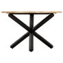 Dining Table Round 120x76 cm Solid Mango Wood Image 4