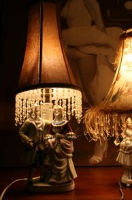 Two Vintage Porcelain Lamps