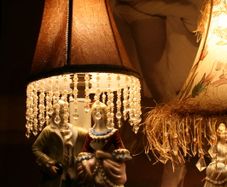 Two Vintage Porcelain Lamps