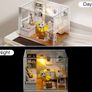 DIY Dollhouse Miniature Kit with Furniture, 3D Wooden Miniature House with Dust Cover and Music Movement, Miniature Dolls House kit (FREE POSTAGE) Image 5