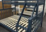 Triple bunk beds on special offer grey , navy ,white