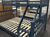 Triple bunk beds on special offer grey , navy ,white