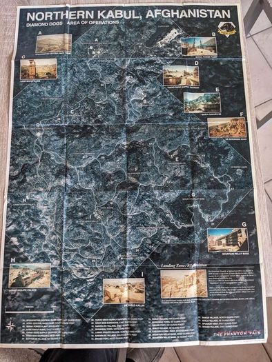 Metal Gear Solid V - PS4 with map
