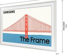 Samsung The Frame Frame 50 Inch (VG-SCFA50WTBXC) in Modern White [2021]