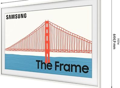 Samsung The Frame Frame 50 Inch (VG-SCFA50WTBXC) in Modern White [2021]