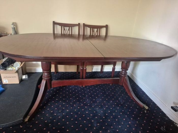 formal dining/living room table