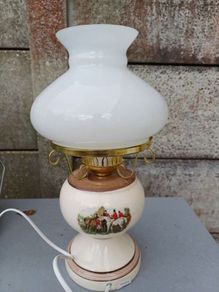 1950/60s Fox-Hunting Table Lamp