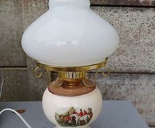 1950/60s Fox-Hunting Table Lamp