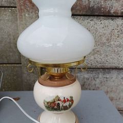 1950/60s Fox-Hunting Table Lamp
