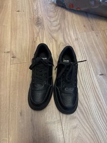 Bershka black platform runners