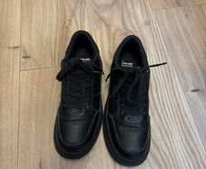 Bershka black platform runners