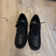Bershka black platform runners