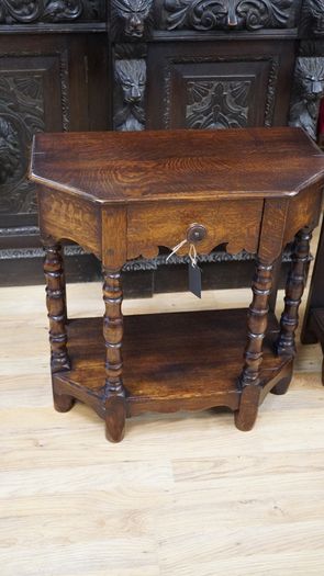 Pair of Arts & Crafts Oak Side Tables
