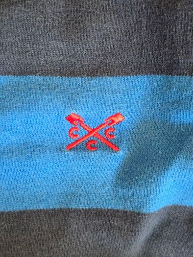 Crew Clothing Men's Striped Rugby Shirt Size Large/XL