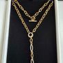 Necklace excellent condition 375/9 ct yellow and white gold , 13 grams Image 2