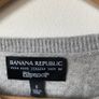 Banana Republic Filpucci Italian Yarn Striped Sweater Grey Pink S Image 3