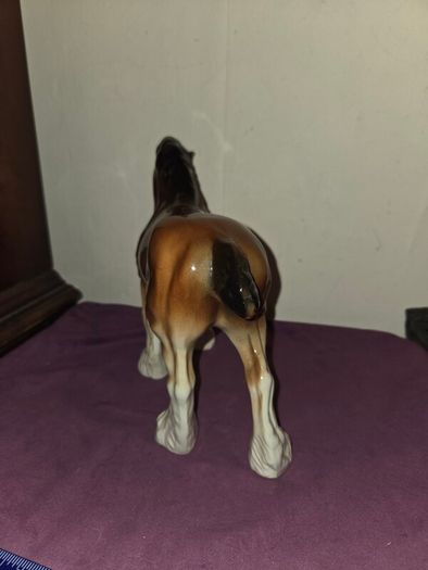 Vintage Sylvac Ceramic Shire Horse