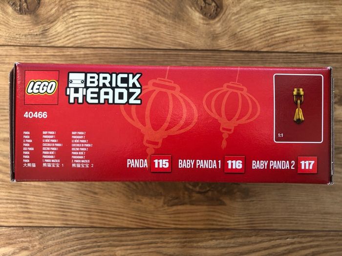 Lego Brickheadz: Chinese New Year Pandas (40466)