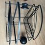 Black Metal Corner Shower Shelf Image 2