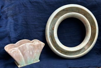 Carrig Ware Art Deco vases