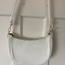 White Leather Shoulder/Crossbody Bag Image 2
