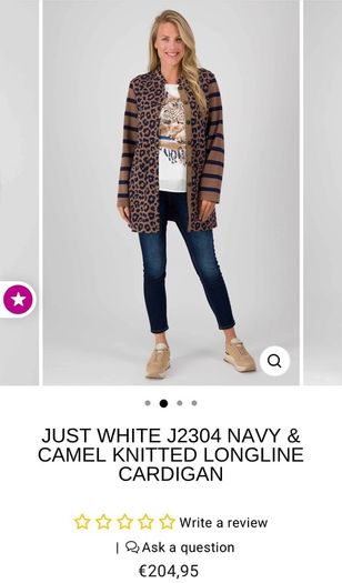 Just White Cardigan  Size 12-14