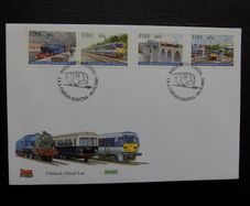 Ireland 2005.150th Anniversary of the Dublin-Belfast Railway.Stamps First Day Cover.FDC.