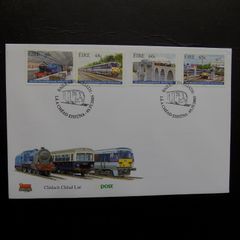 Ireland 2005.150th Anniversary of the Dublin-Belfast Railway.Stamps First Day Cover.FDC.