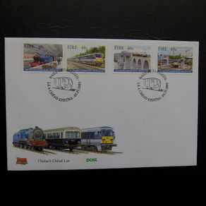 Ireland 2005.150th Anniversary of the Dublin-Belfast Railway.Stamps First Day Cover.FDC.