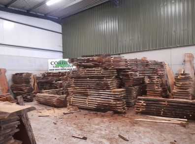 Kiln dried Irish timber / live edge planks