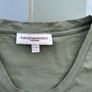 Green T-shirt with linen sleeve Image 4