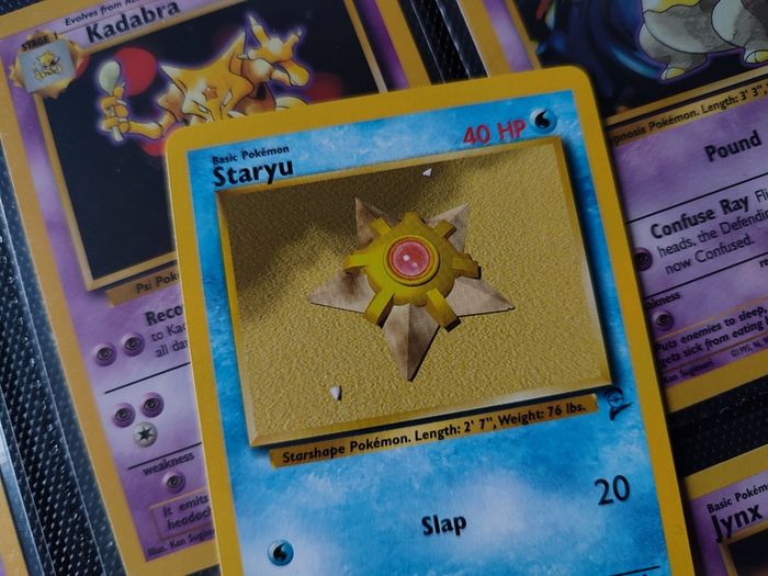 Staryu ! from Base Set 2 ! RARE Near Mint - Mint Condition ! 2000 ! Vintage Pokemon Card !