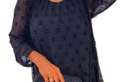 Beautiful Tulle Dress / Tunic Plisa Guccy Black