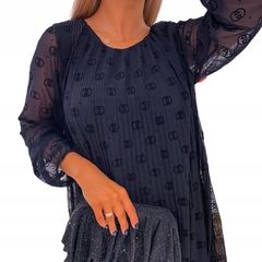 Beautiful Tulle Dress / Tunic Plisa Guccy Black