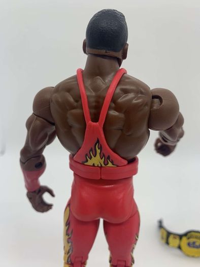 wwe elite series 46 Harlem Heat Booker T & Stevie Ray action figures