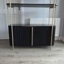 EZ Living Black & Gold Bookcase / Display Unit Image 7