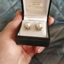 Pearls and diamonds earrings Image 2