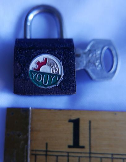 Vintage Miniature Pad Lock Youy