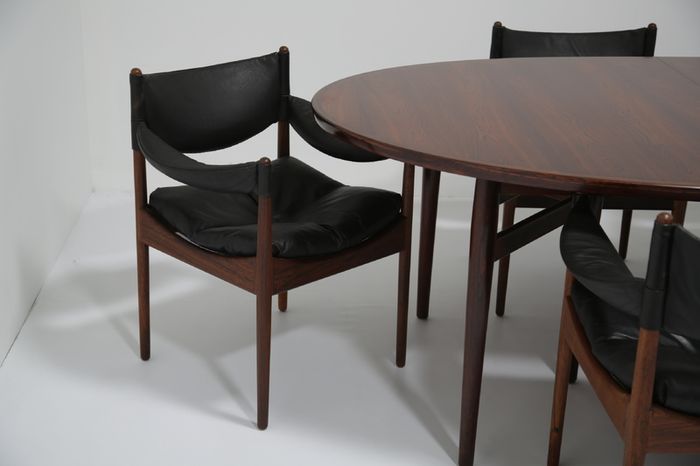 Vintage Rosewood Extending 10 Seater Dining Table Model 212 by Arne Vodder, 1960s