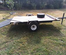 Light duty car trailer 4x9