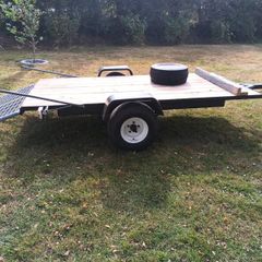 Light duty car trailer 4x9