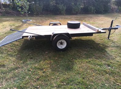 Light duty car trailer 4x9