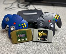 Nintendo 64 PAL Console Bundle, 2 Official Controllers, 2 Zelda Games