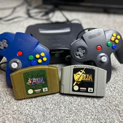 Nintendo 64 PAL Console Bundle, 2 Official Controllers, 2 Zelda Games