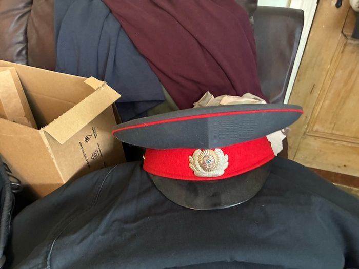 Russian police officers uniform
