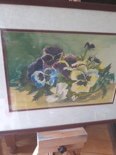 Oil painting.